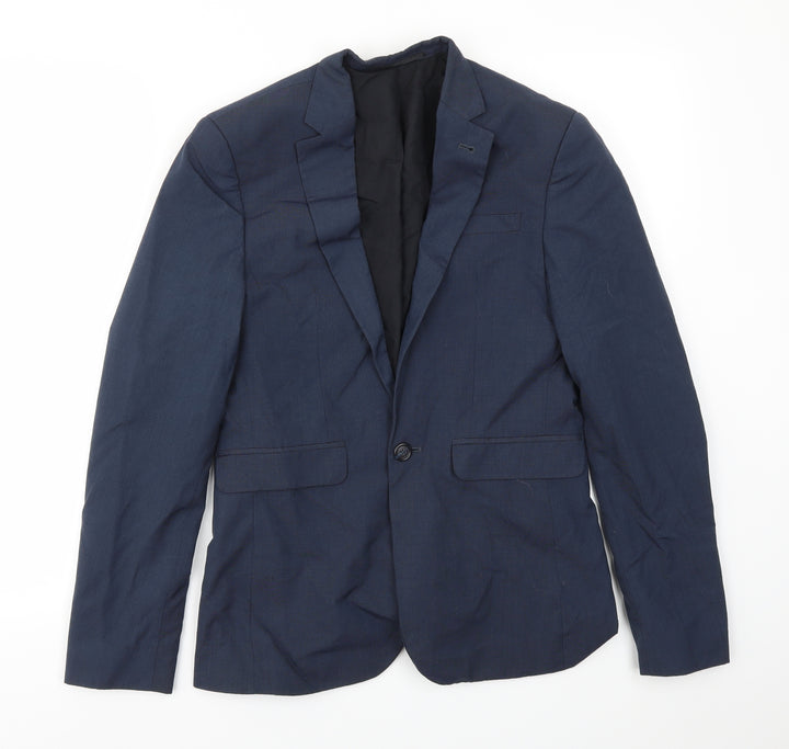 ASOS Mens Blue Jacket Blazer Size 34