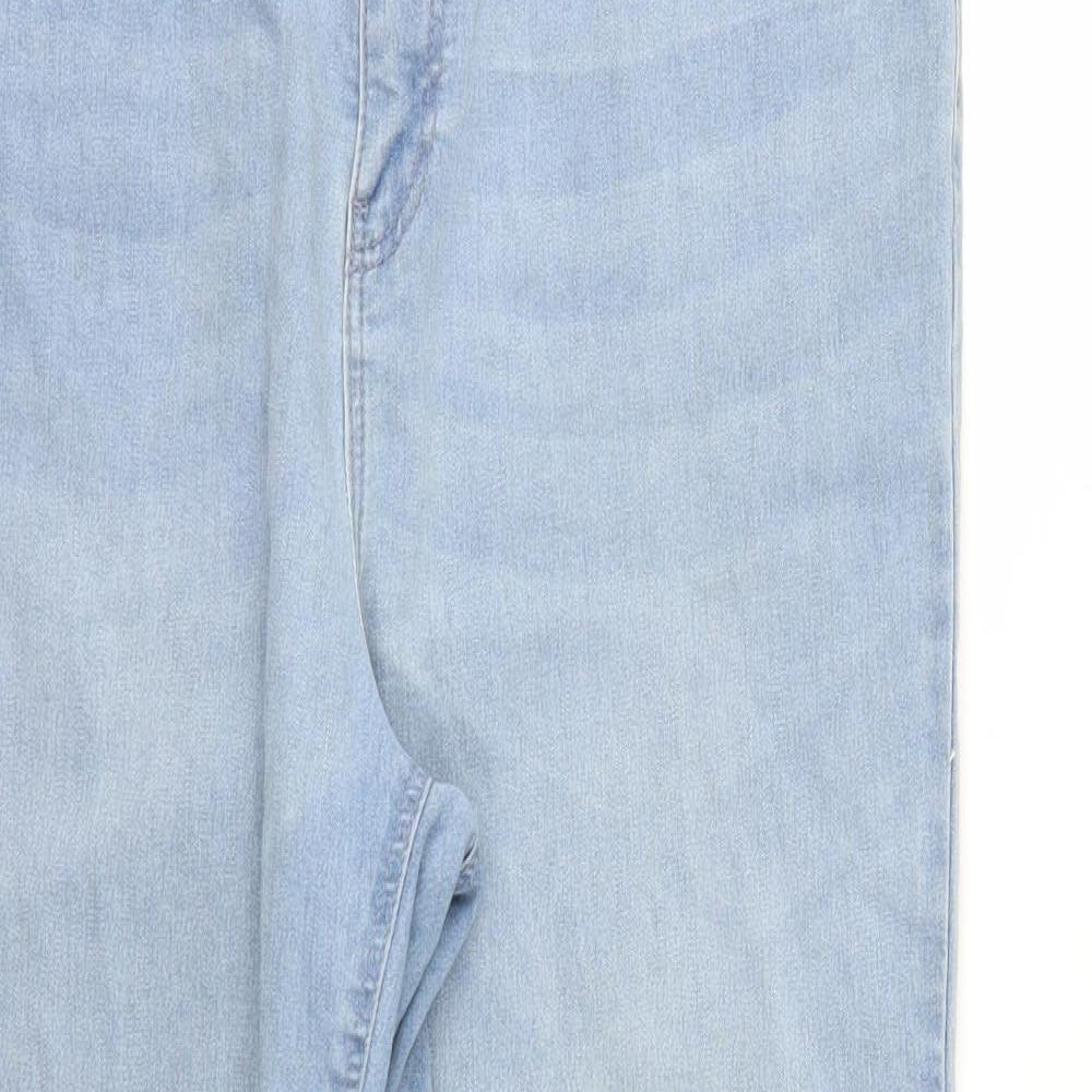 George Womens Blue   Straight Jeans Size 16 L28 in