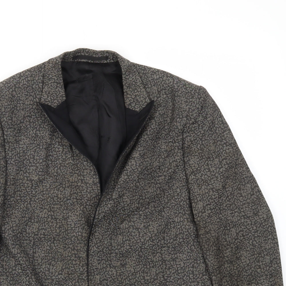THE KOOPELS Mens Gold Floral  Jacket Blazer Size 46