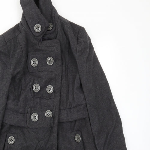 Preworn Womens Grey   Jacket Coat Size M