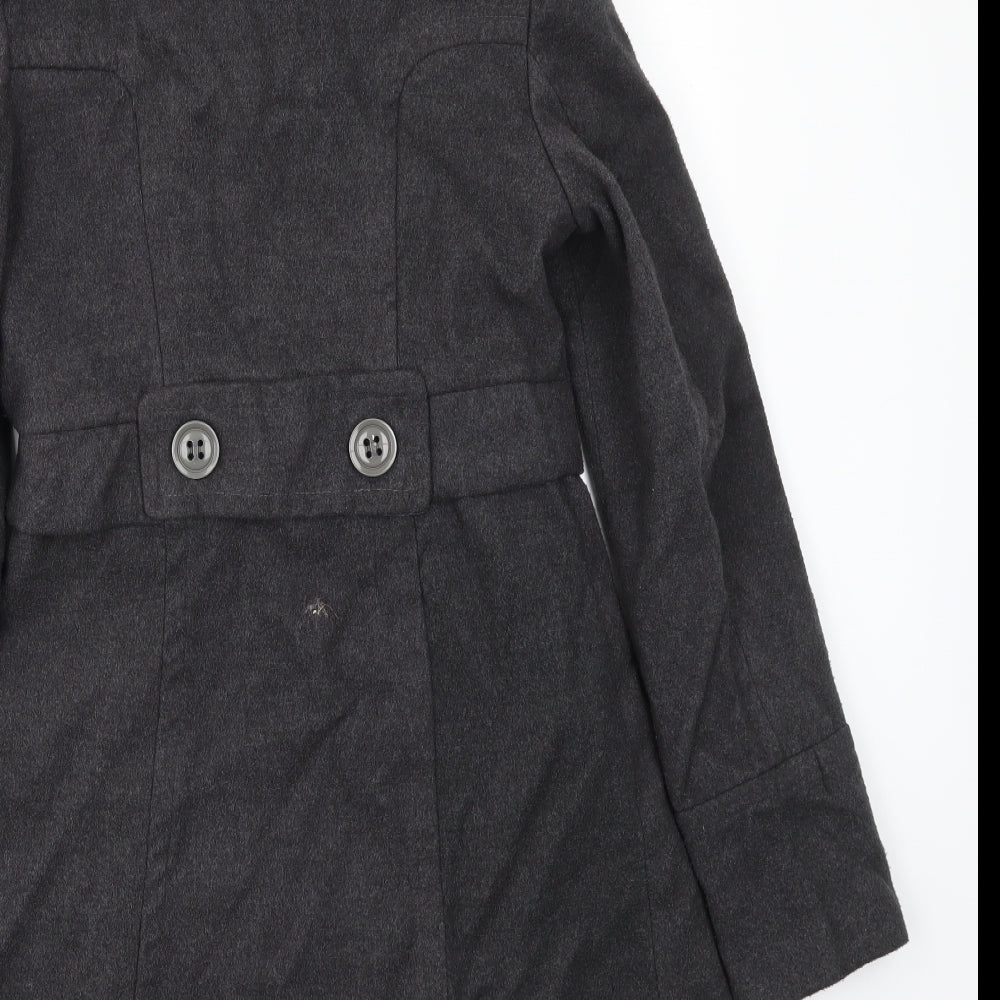 Preworn Womens Grey   Jacket Coat Size M