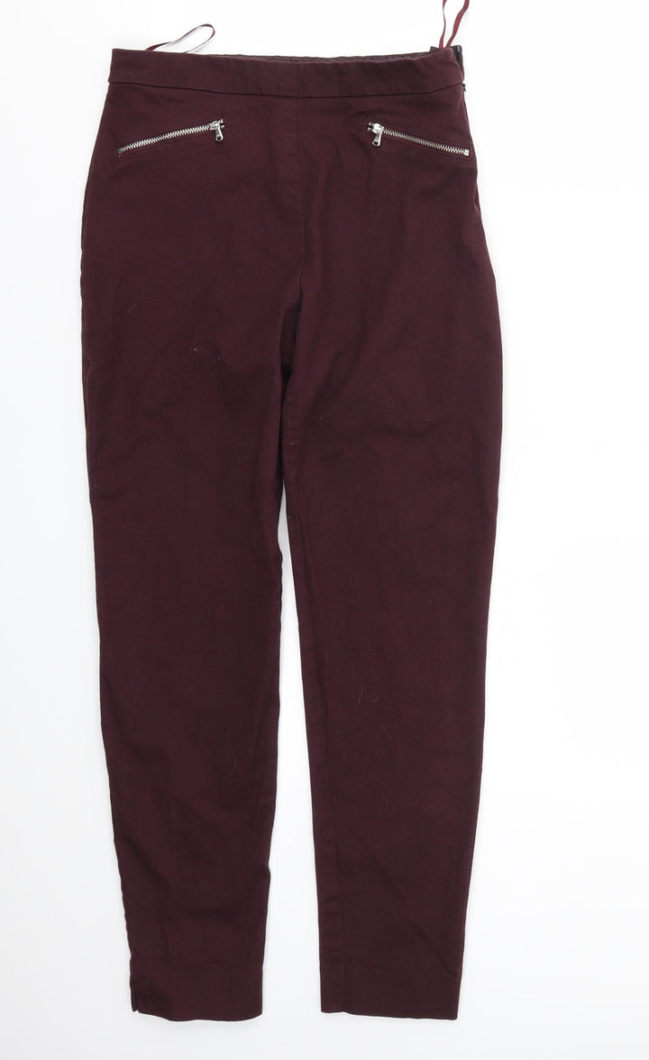 F&F Womens Purple Skinny Jeans Size 6 L27 in