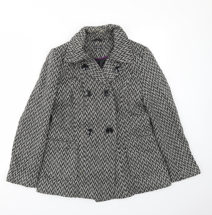 BHS Womens Grey Jacket Coat Size 12