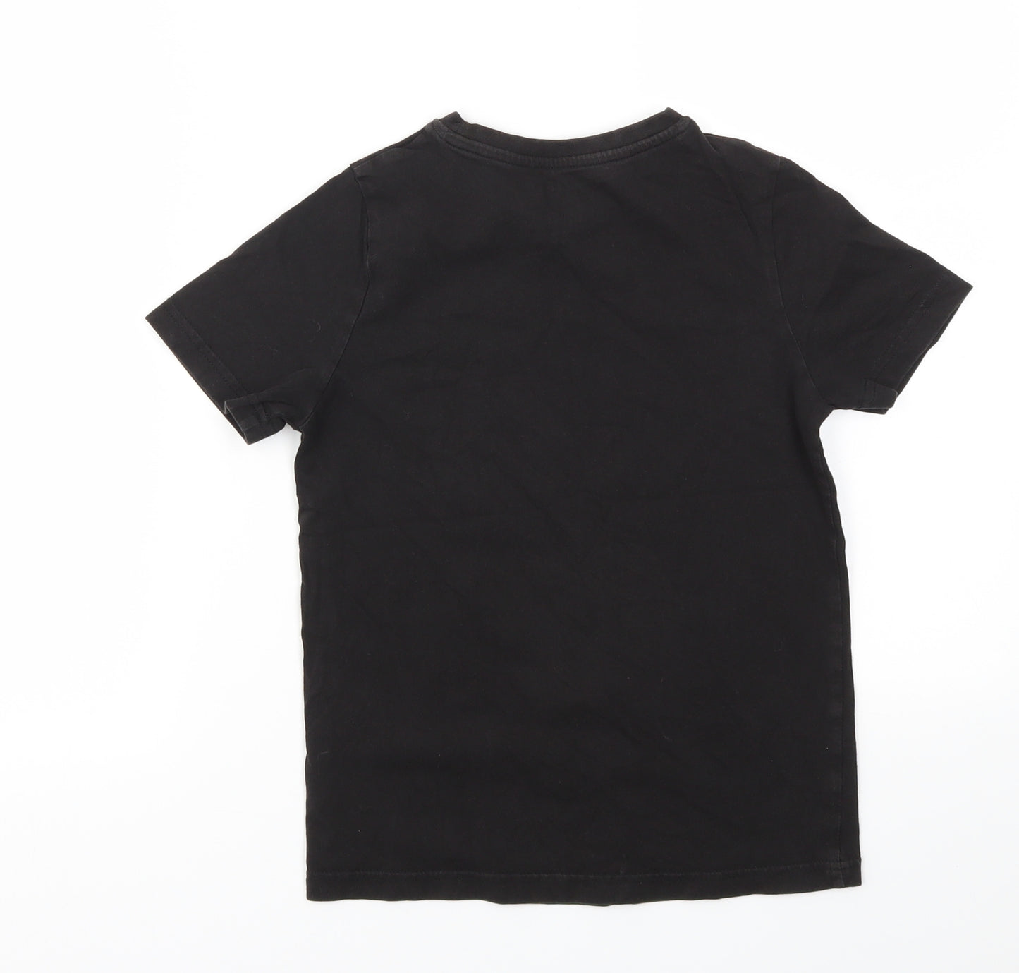 TU Boys Black   Basic T-Shirt Size 8 Years