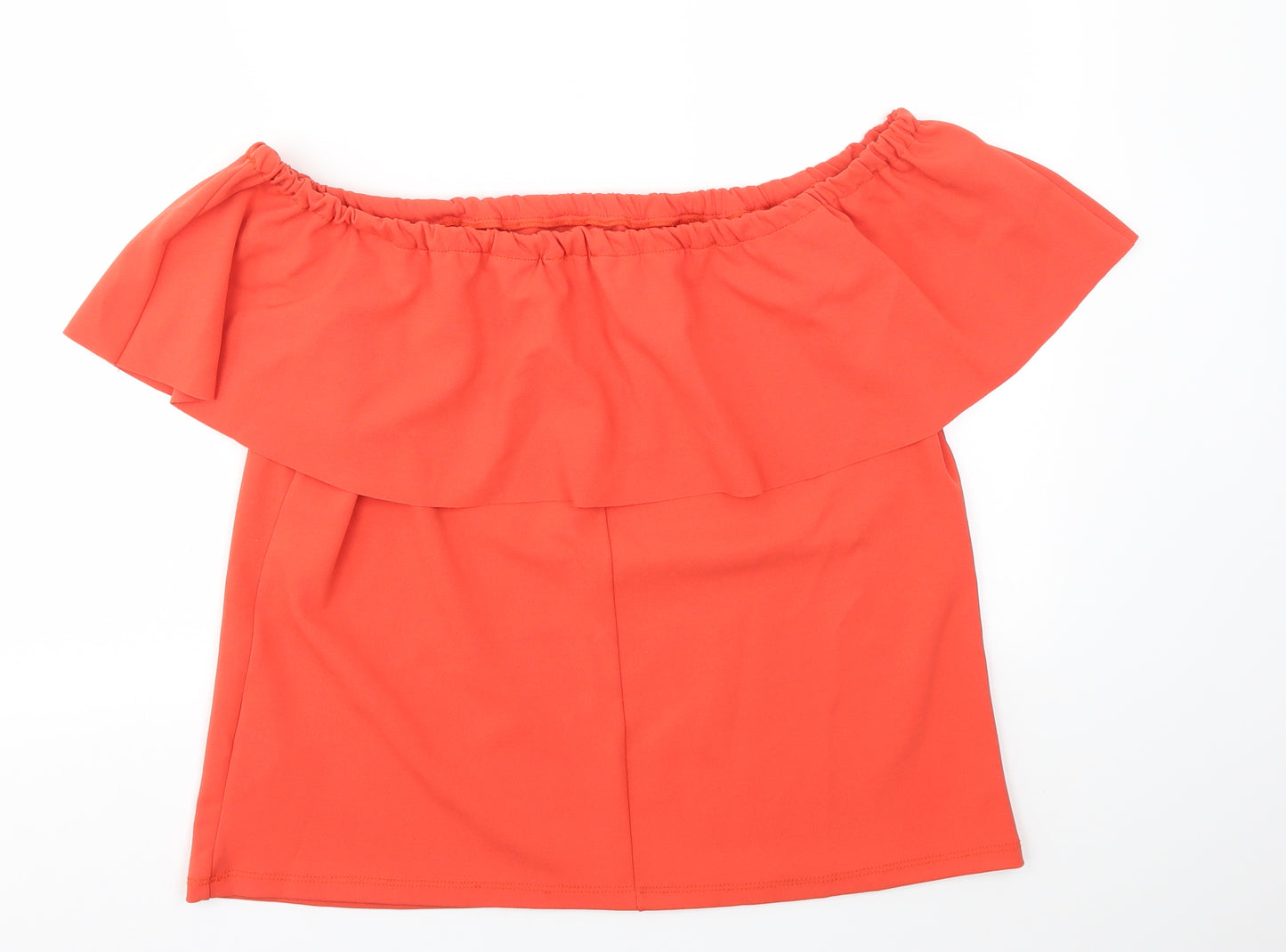 Wearhouse Womens Orange   Basic Blouse Size 16