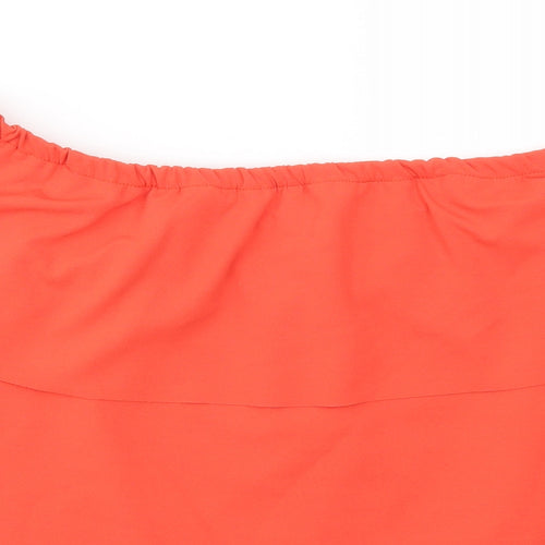 Wearhouse Womens Orange   Basic Blouse Size 16