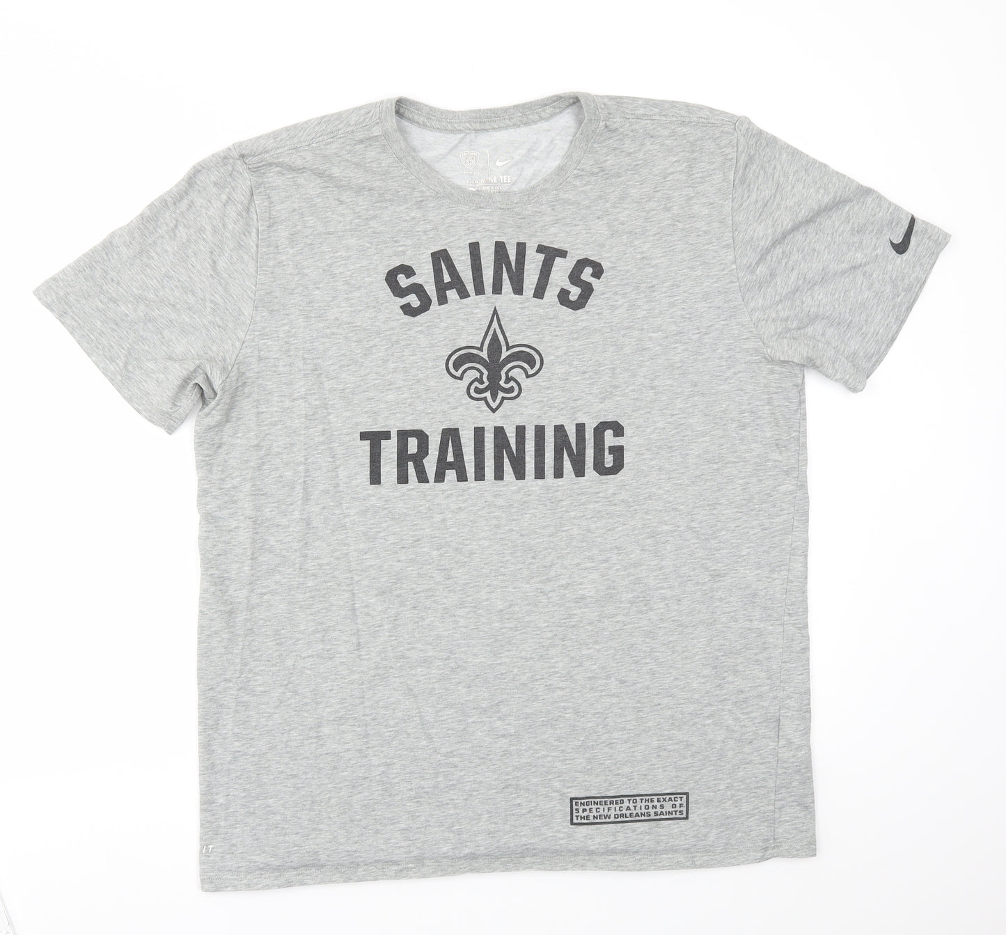 Nike Mens Grey    T-Shirt Size L