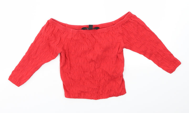 New Look Girls Red   Basic T-Shirt Size 10-11 Years