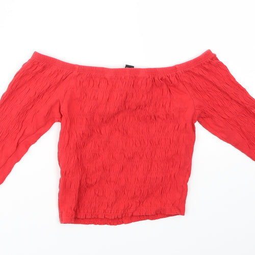New Look Girls Red   Basic T-Shirt Size 10-11 Years