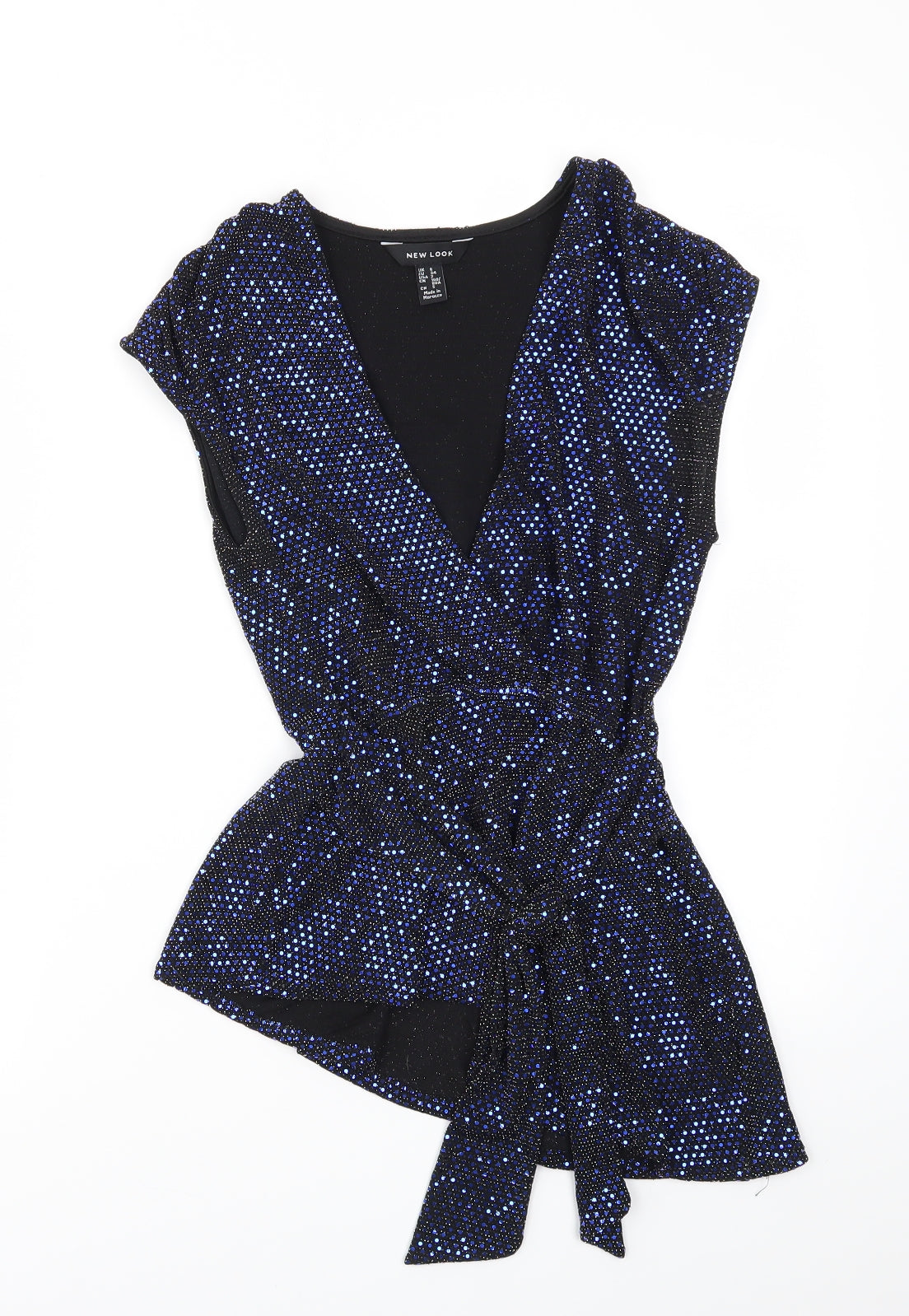 New Look Womens Blue   Basic Blouse Size 6