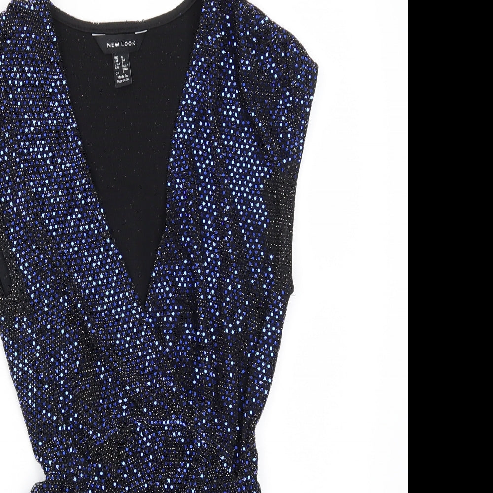 New Look Womens Blue   Basic Blouse Size 6