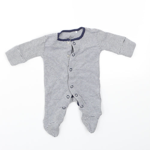 NEXT  Blue Striped  Babygrow One-Piece Size Newborn