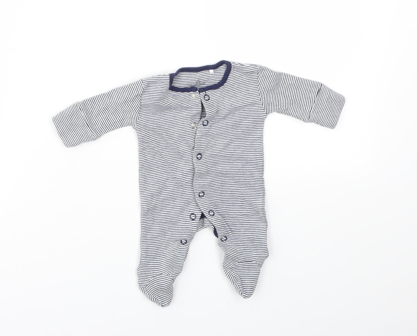 NEXT  Blue Striped  Babygrow One-Piece Size Newborn