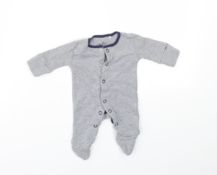 NEXT  Blue Striped  Babygrow One-Piece Size Newborn