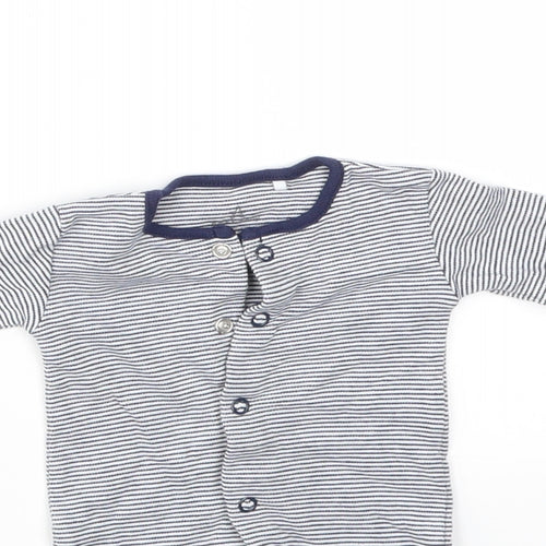 NEXT  Blue Striped  Babygrow One-Piece Size Newborn