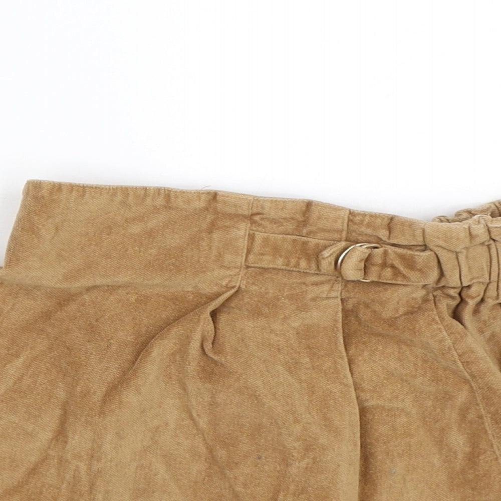 TU Girls Brown   Skater Skirt Size 6 Years