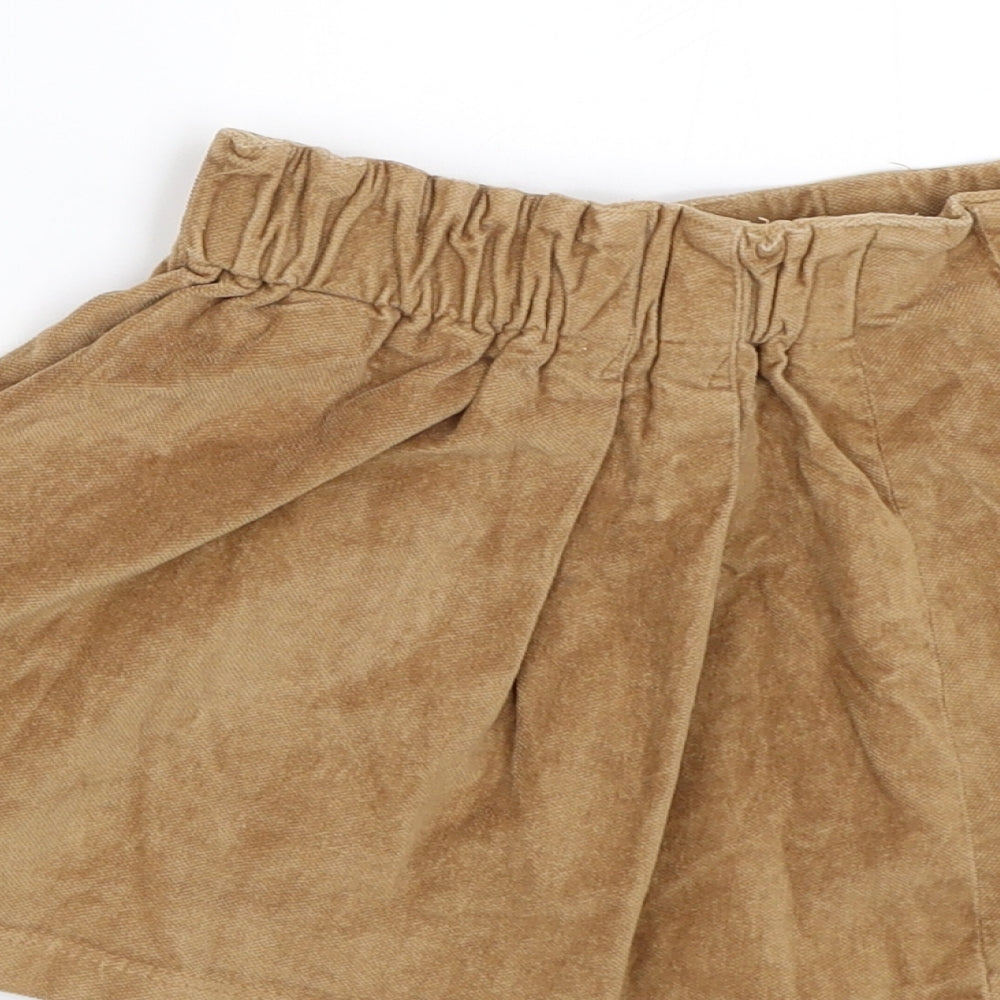 TU Girls Brown   Skater Skirt Size 6 Years