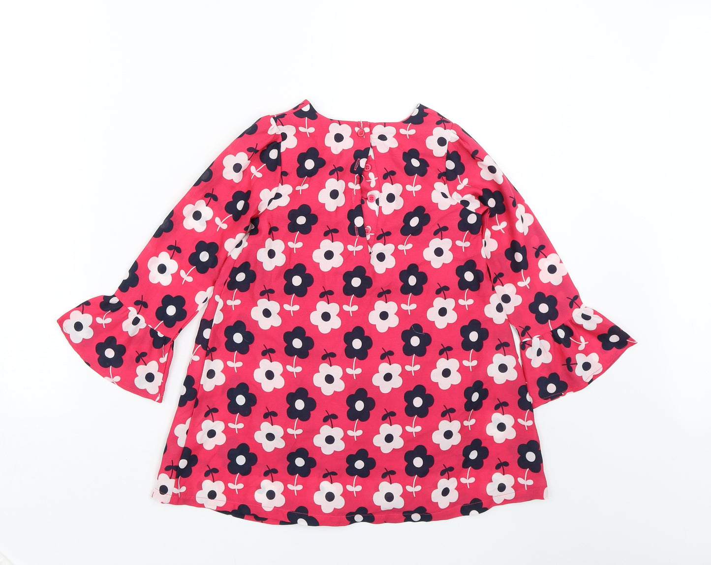 Matalan Girls Pink Floral  Basic Blouse Size 4-5 Years