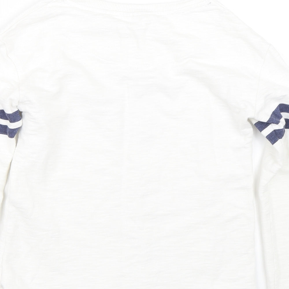 NEXT Girls White   Pullover Sweatshirt Size 9 Years