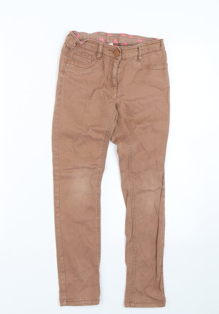 NEXT Girls Brown   Straight Jeans Size 9 Years