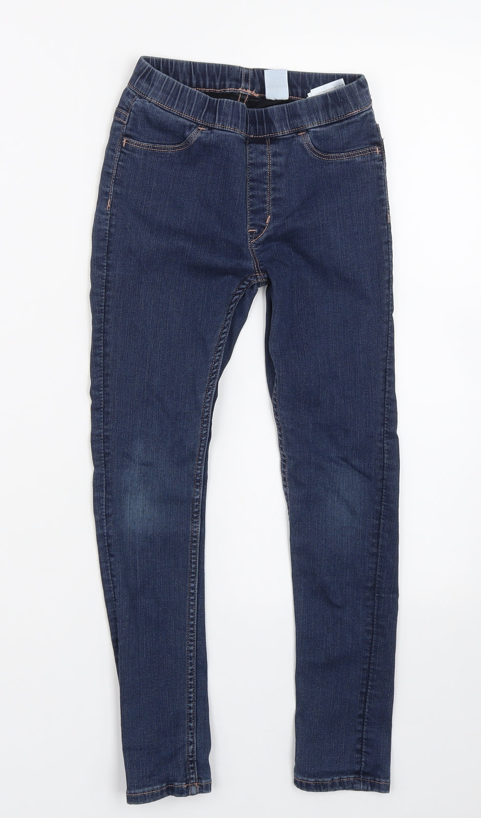 H&M Girls Blue  Denim Jegging Jeans Size 7-8 Years