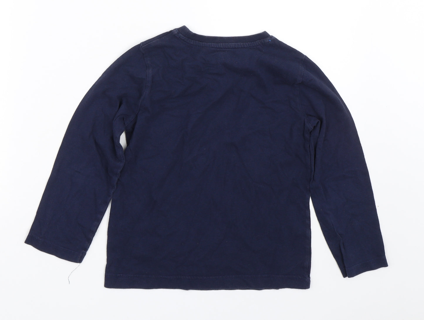 F&F Girls Blue   Basic T-Shirt Size 6-7 Years  - Star