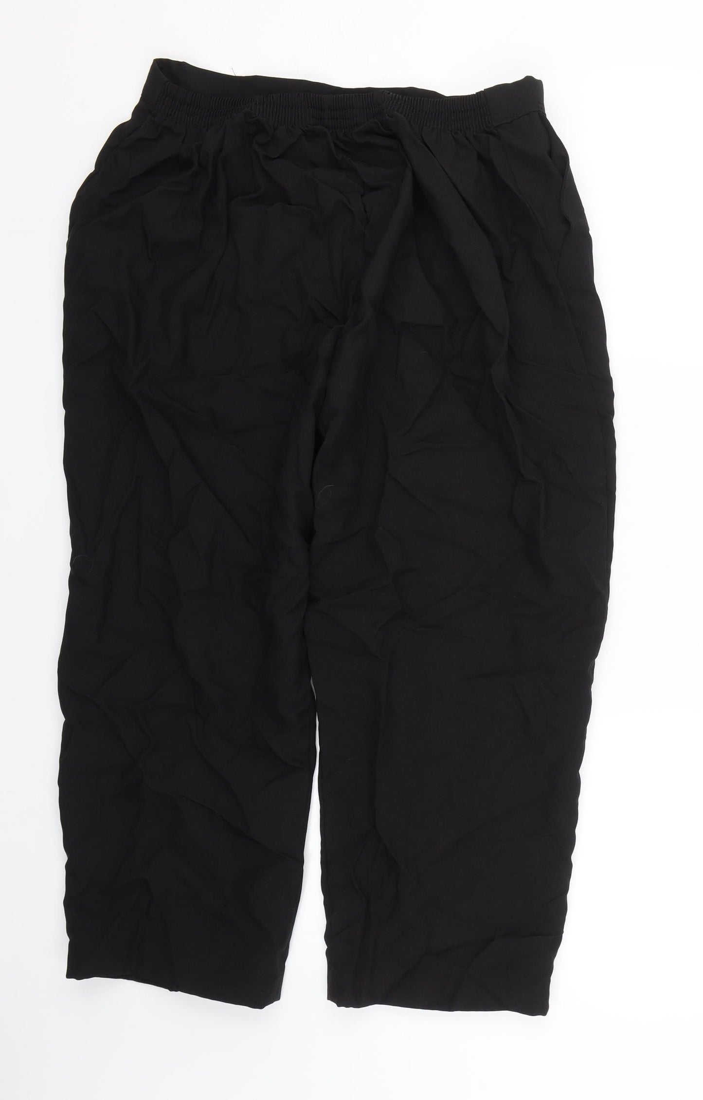 22 Womens Black   Trousers  Size S L20.5 in