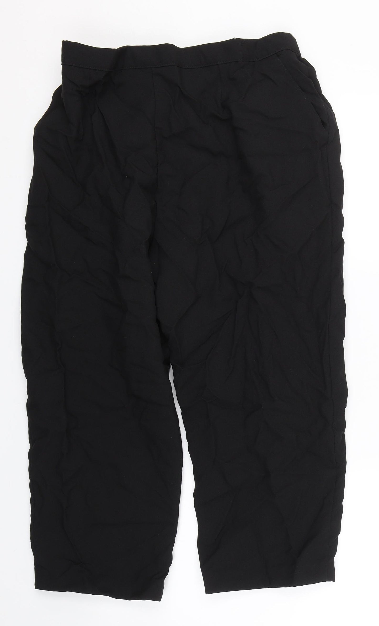 22 Womens Black   Trousers  Size S L20.5 in