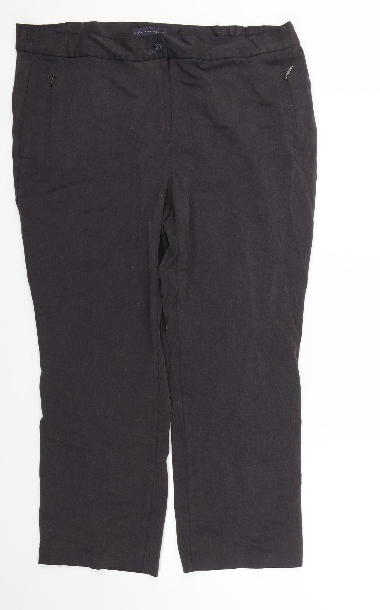 M&S Womens Blue   Trousers  Size 16 L24 in