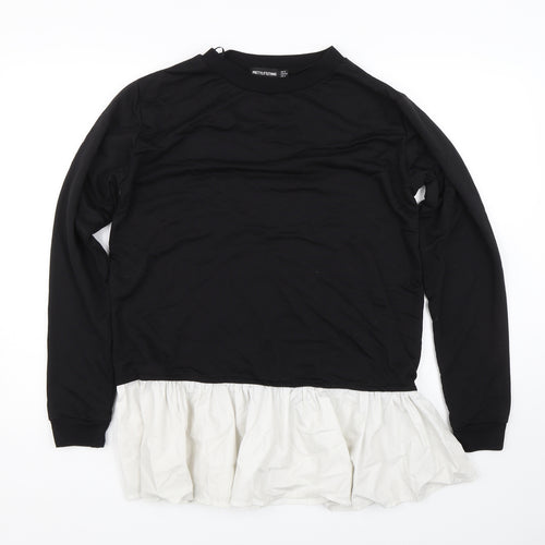 PRETTYLITTLETHING Womens Black   Basic T-Shirt Size 8