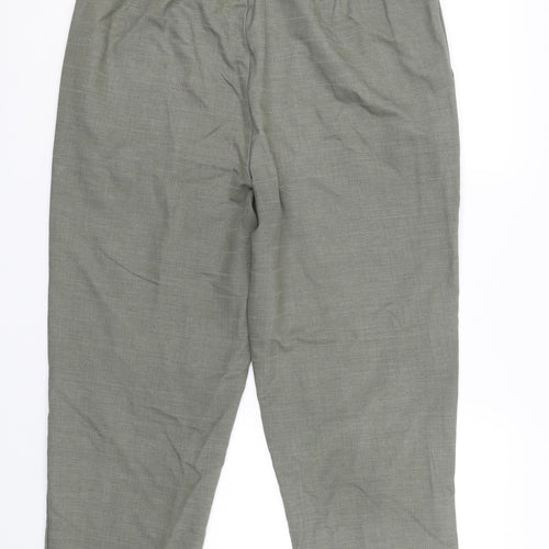 BM Womens Green   Cropped Trousers Size 16 L22 in