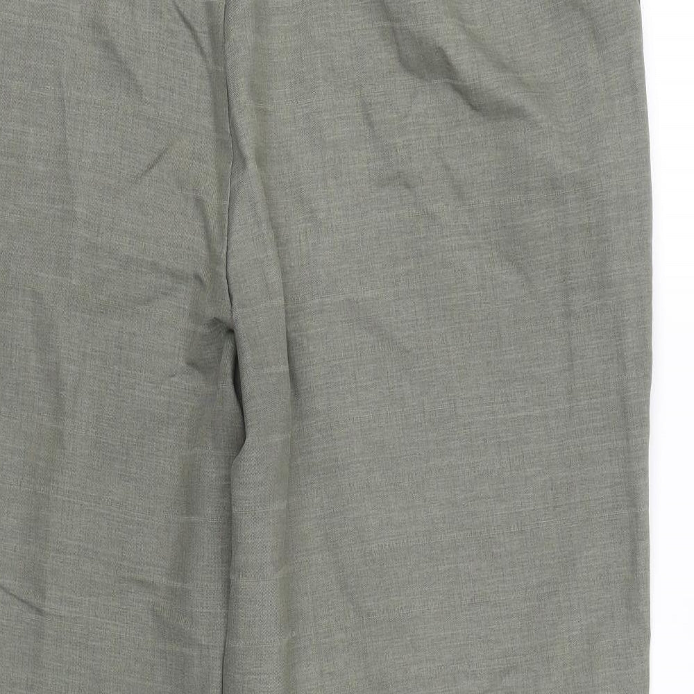BM Womens Green   Cropped Trousers Size 16 L22 in