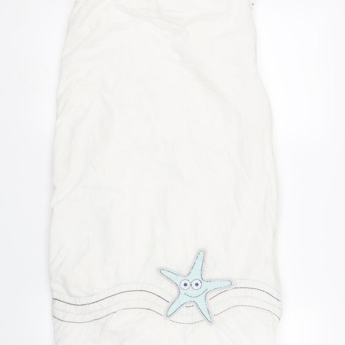 Dreamgenii Baby White   Bodysuit Outfit/Set Size 12-18 Months  - Sleeping Bag