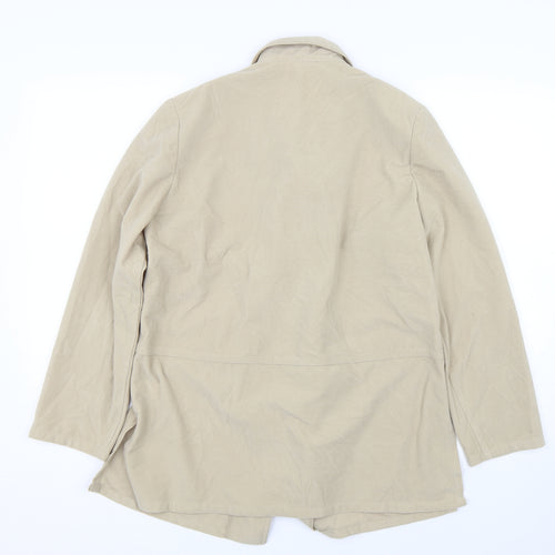 Daxon Womens Beige   Jacket Blazer Size 14