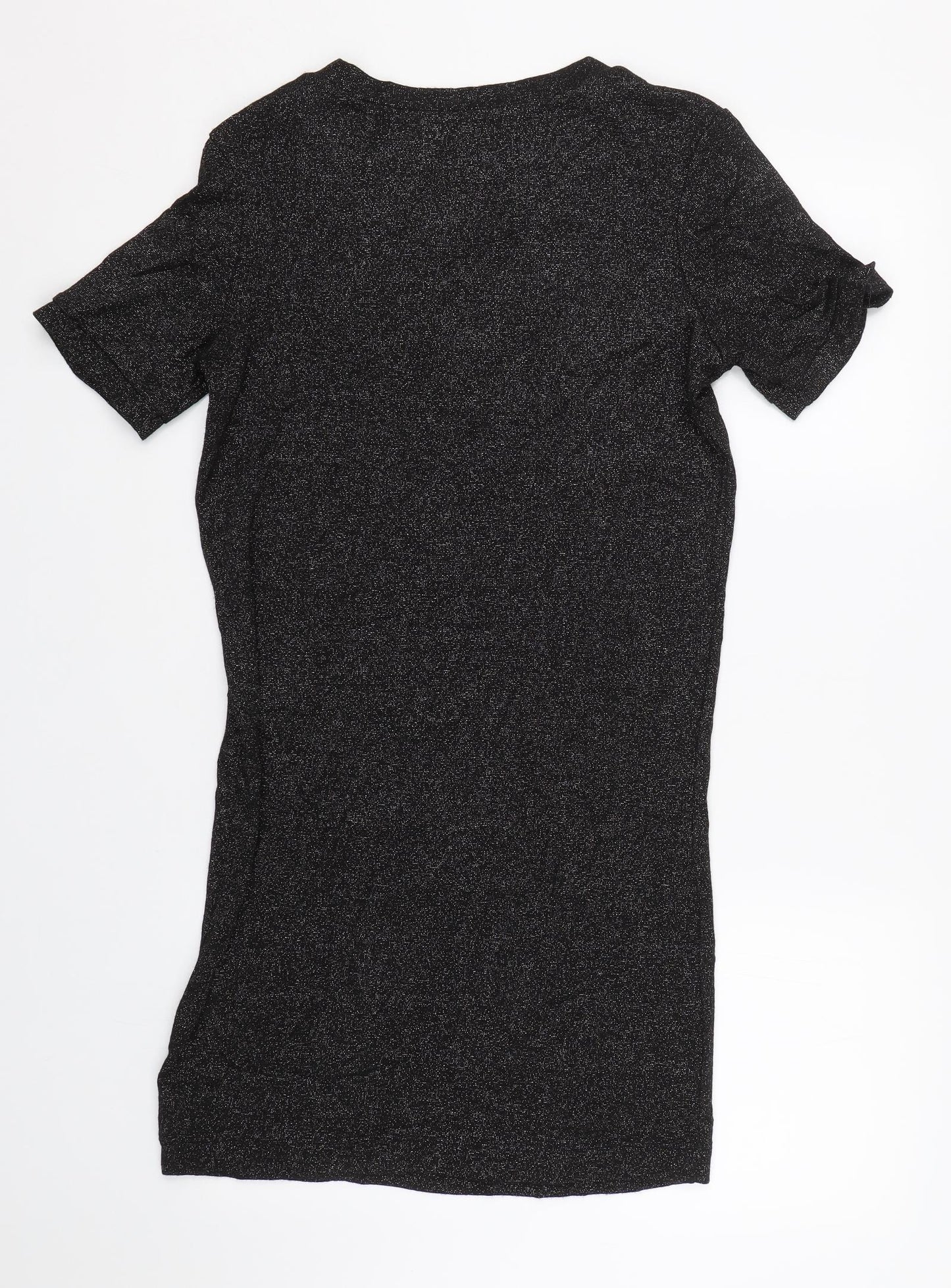 NEXT Womens Black   T-Shirt Dress  Size 8