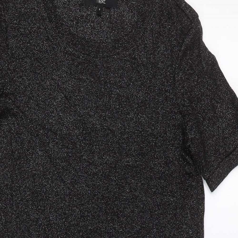 NEXT Womens Black   T-Shirt Dress  Size 8