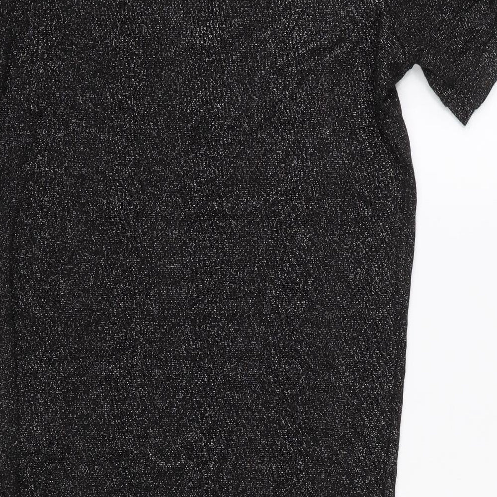 NEXT Womens Black   T-Shirt Dress  Size 8