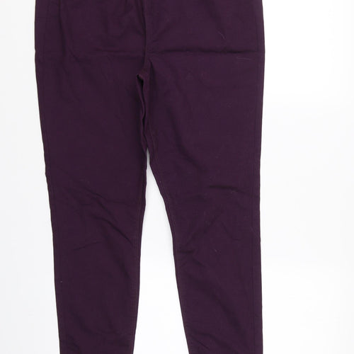Dennim Womens Purple  Denim Skinny Jeans Size 14 L26 in
