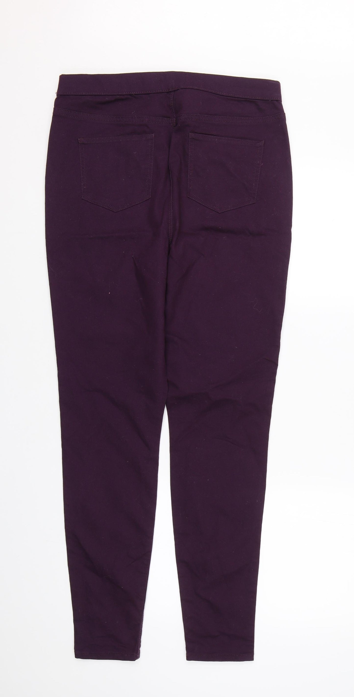 Dennim Womens Purple  Denim Skinny Jeans Size 14 L26 in