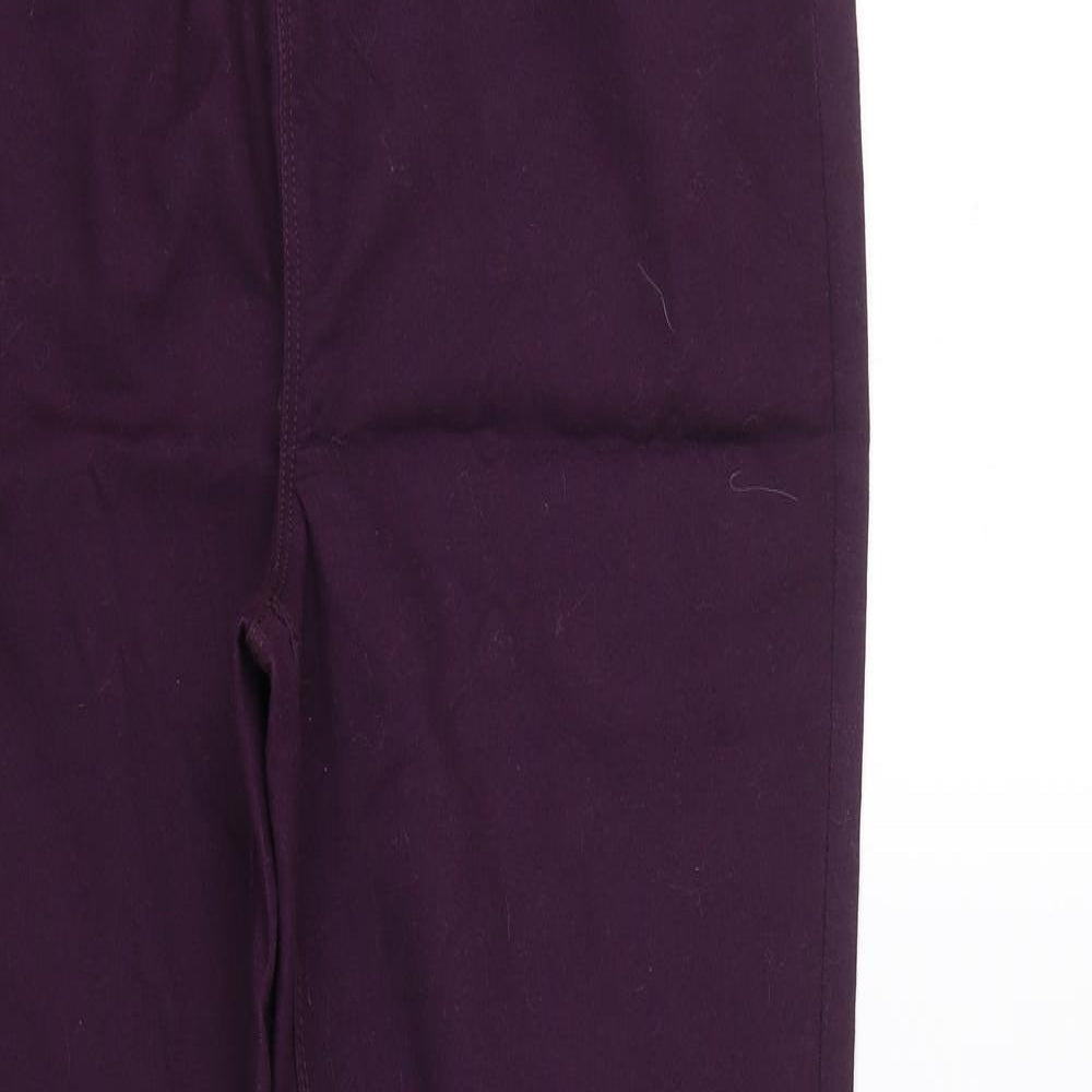 Dennim Womens Purple  Denim Skinny Jeans Size 14 L26 in