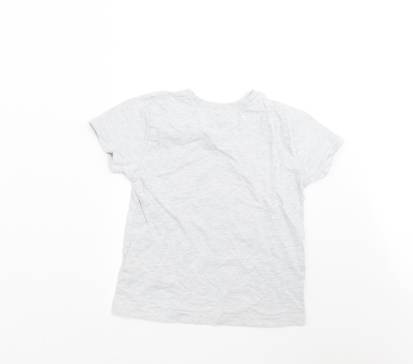 Primark Boys Grey   Basic T-Shirt Size 3-4 Years  - Surf Boards