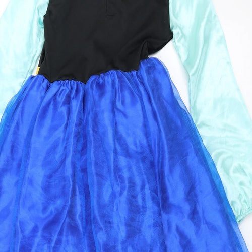 Disney Store Girls Blue   Ball Gown  Size 7-8 Years  - Frozen costume