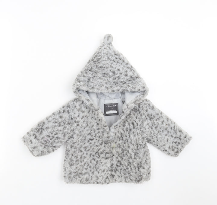 Primark Baby Grey Jacket Size 6-9 Months