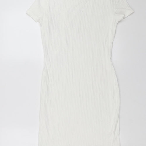 SheIn Womens White   T-Shirt Dress  Size M