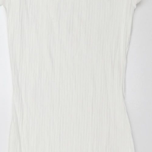 SheIn Womens White   T-Shirt Dress  Size M
