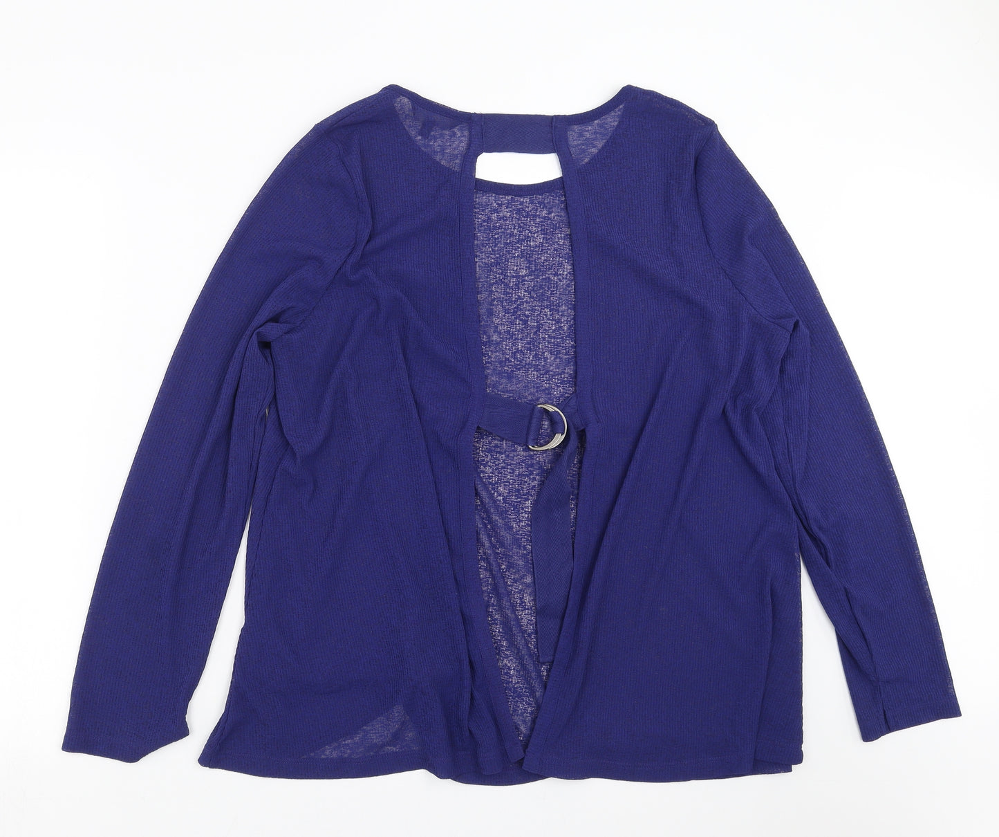 NEXT Womens Blue   Basic Blouse Size 22  - open back