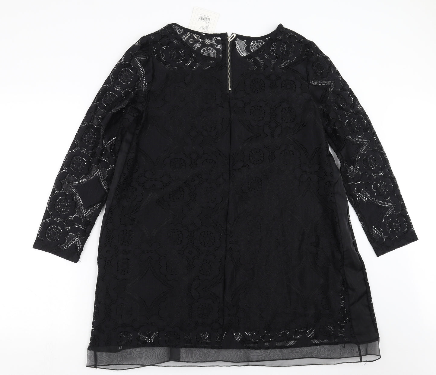 Classic Fashion Womens Black Floral  Shift  Size 3XL