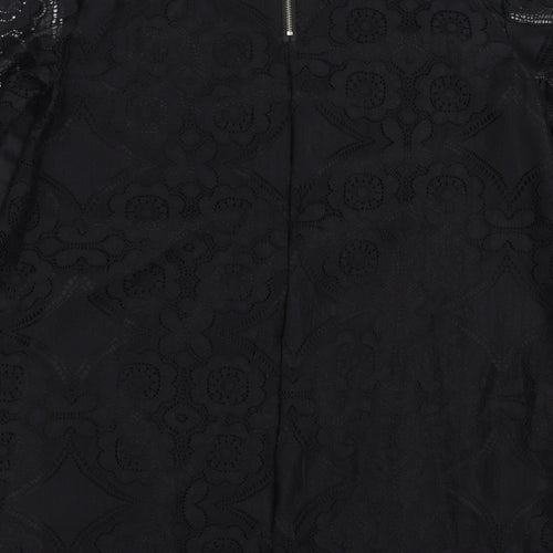 Classic Fashion Womens Black Floral  Shift  Size 3XL
