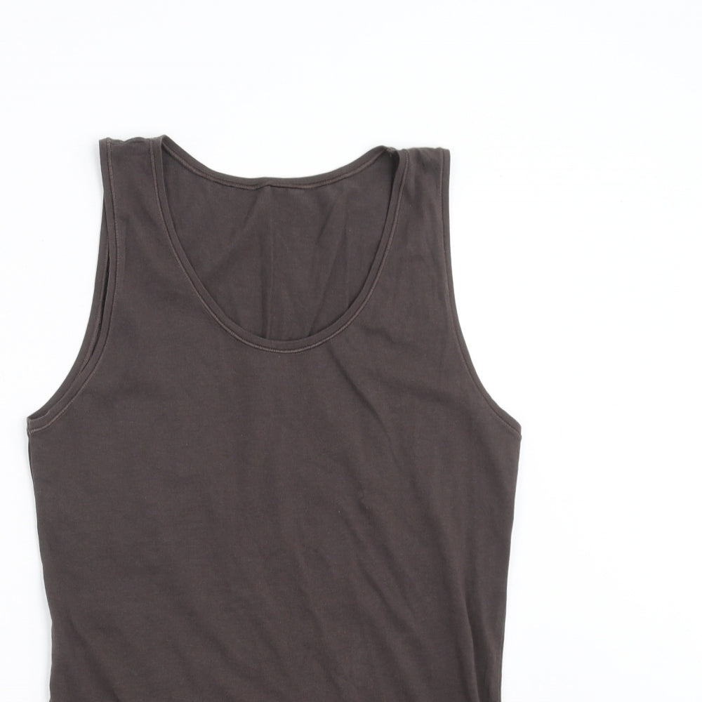 Marks and Spencer Womens Brown   Basic T-Shirt Size 18