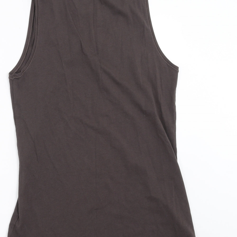Marks and Spencer Womens Brown   Basic T-Shirt Size 18